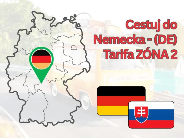 Cestuj do Nemecka - (DE) Tarifa ZÓNA 2