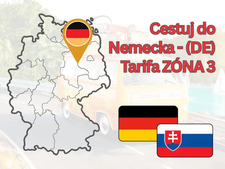 Cestuj do Nemecka - (DE) Tarifa ZÓNA 3